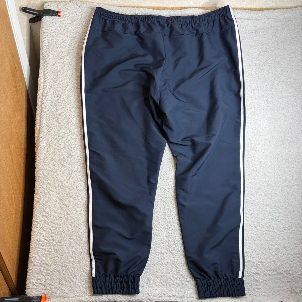 NEW Adidas Essentials 3-Stripes Woven Joggers Navy Blue 4XLT DZ8489 Mens Tall